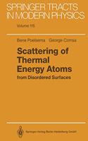 Scattering of Thermal Energy Atoms