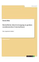 Betriebliche Altersversorgung in großen norddeutschen Unternehmen