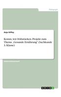 Komm, wir frühstücken. Projekt zum Thema "Gesunde Ernährung" (Sachkunde 3. Klasse): (German)