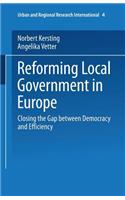 Reforming Local Government in Europe