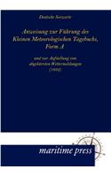 Anweisung zur Führung des Kleinen Meteorologischen Tagebuchs, Form A