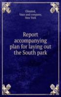 REPORT ACCOMPANYING PLAN FOR LAYING OUT