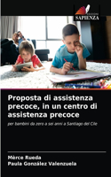 Proposta di assistenza precoce, in un centro di assistenza precoce