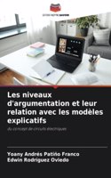 Les niveaux d'argumentation et leur relation avec les modèles explicatifs