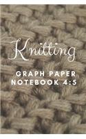 Knitting Graph Paper Notebook