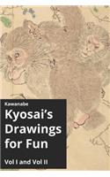 Kawanabe Kyosai's Drawings for Fun Vol I and II