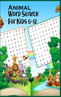 Animal Word Search For Kids 6-12