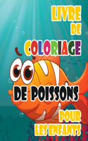 livre de coloriage de poissons pour les enfants
