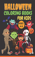 Halloween Coloring Books for Kids Ages 4 - 8