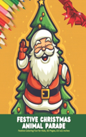 Festive Christmas Animal Parade