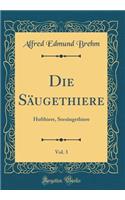 Die Säugethiere, Vol. 3: Hufthiere, Seesäugethiere (Classic Reprint)