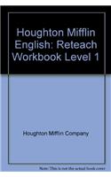 Houghton Mifflin English: Reteach Workbook Level 1
