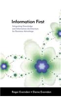 Information First