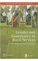 Gender and Governance in Rural Services