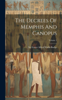 Decrees Of Memphis And Canopus; Volume 1