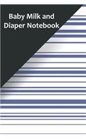 Baby Milk And Diaper Notebook