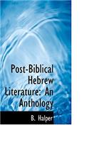 Post-Biblical Hebrew Literature