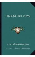 Ten One-Act Plays