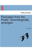 Passages from the Poets: chronologically arranged.