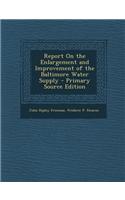 Report on the Enlargement and Improvement of the Baltimore Water Supply - Primary Source Edition