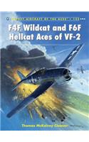 F4F Wildcat and F6F Hellcat Aces of Vf-2