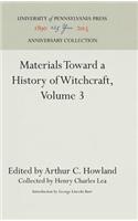 Materials Toward a History of Witchcraft