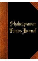 Shakespearean Quotes Journal