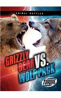 Grizzly Bear vs. Wolf Pack