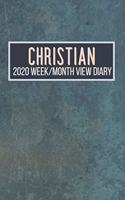 CHRISTIAN 2020 Week/Month View Diary: January to December 2020 Week and Month view Planner: Weekly Planner also suitable as an appointment diary, personal planner. A personalised gift fo