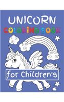 Unicorn Coloring Book for Children's