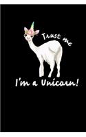 Trust Me Im A Unicorn: Composition Lined Notebook Journal Funny Gag Gift