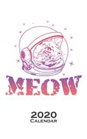 astronaut cat Calendar 2020