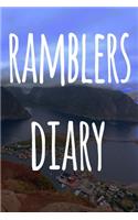 Ramblers Diary: The perfect to record your hiking adventures! Ideal gift for the hiker in your life!