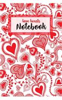 Love Hearts Notebook