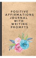 Positive Affirmations Journal With Writing Prompts