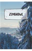 Zimbabwe: Ruled Travel Diary Notebook or Journey Journal - Lined Trip Pocketbook for Men and Women with Lines