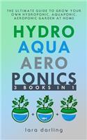 Hydroponics, Aquaponics, Aeroponics