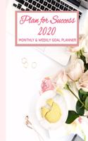 Plan For Success Monthly & Weekly Goal Planner