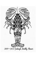 2019-2022 Zentangle Monthly Planner: Best Monthly Planner for Happiness & Productivity - Guaranteed to Get You Organized