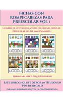 Libros para niños pequeños online (Fichas con rompecabezas para preescolar Vol 1)