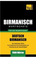 Wortschatz Deutsch-Birmanisch für das Selbststudium - 7000 Wörter: (45 German Collection)