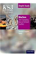 KS3 History by Aaron Wilkes: Warfare: The Changing Face of Armed Conflict teacher's support guide + CD-ROM