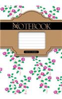 Notebook Classic Flowers, 7 X10 50 sheet