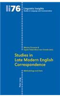 Studies in Late Modern English Correspondence