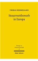 Steuerwettbewerb in Europa
