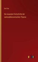 neuesten Fortschritte der nationalökonomischen Theorie