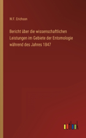 Bericht über die wissenschaftlichen Leistungen im Gebiete der Entomologie während des Jahres 1847