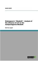 Shakespeare's Macbeth - Analysis of the influence of evil on the mainprotagonist Macbeth