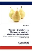 Octupole Signatures in Moderately Neutron-Deficient Barium Isotopes