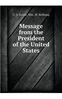 Message from the President of the United States